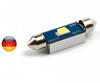 LED 24V 43mm MIG - Koldt Hvid - OBD Anti-fejl - C10W - 6500K
