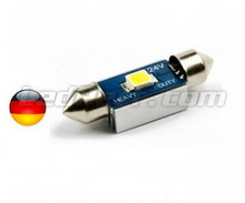 LED 24V 38mm MIG - Koldt Hvid - OBD Anti-fejl - C5W - 6500K
