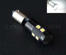 H21W Magnifier pære med 10 LEDs SG High Power + forstørrelsesglas hvide BAY9S Sokkel