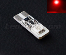 LED T10 Dual - Rød - Uden-fejl på instrumentbrættet OBD - W5W