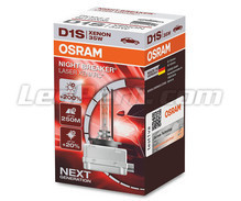 D1S Xenon-pære Osram Xenarc Night Breaker Laser +200% - 66140XNL