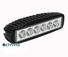 Rektangulær Ekstra LED-forlygte kompakt 18W til 4X4 - ATV - SSV