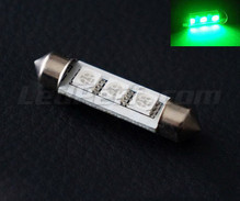LED pinolpære 42mm - Grøn - OBD Anti-fejl - C10W