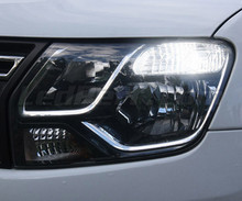 Kørelys/parkeringslys-pakke (xenon hvid) til Dacia Duster (restylet)