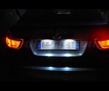 LED-pakke (ren hvid) nummerplade bagpå til BMW X6 (E71 E72)