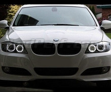 Angel eyes-LED til BMW 3-Serie (E90 - E91) Fase 2 (LCI) - Med original xenon - MTEC V3.0