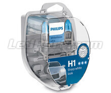 Pakke med 2 H1-pærer Philips WhiteVision ULTRA + parkeringslys 12258WVUSM