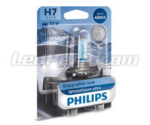 1x H7-pære Philips WhiteVision ULTRA +60 % 55W - 12972WVUB1