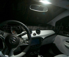Luksus full LED-interiørpakke (ren hvid) til Opel Adam